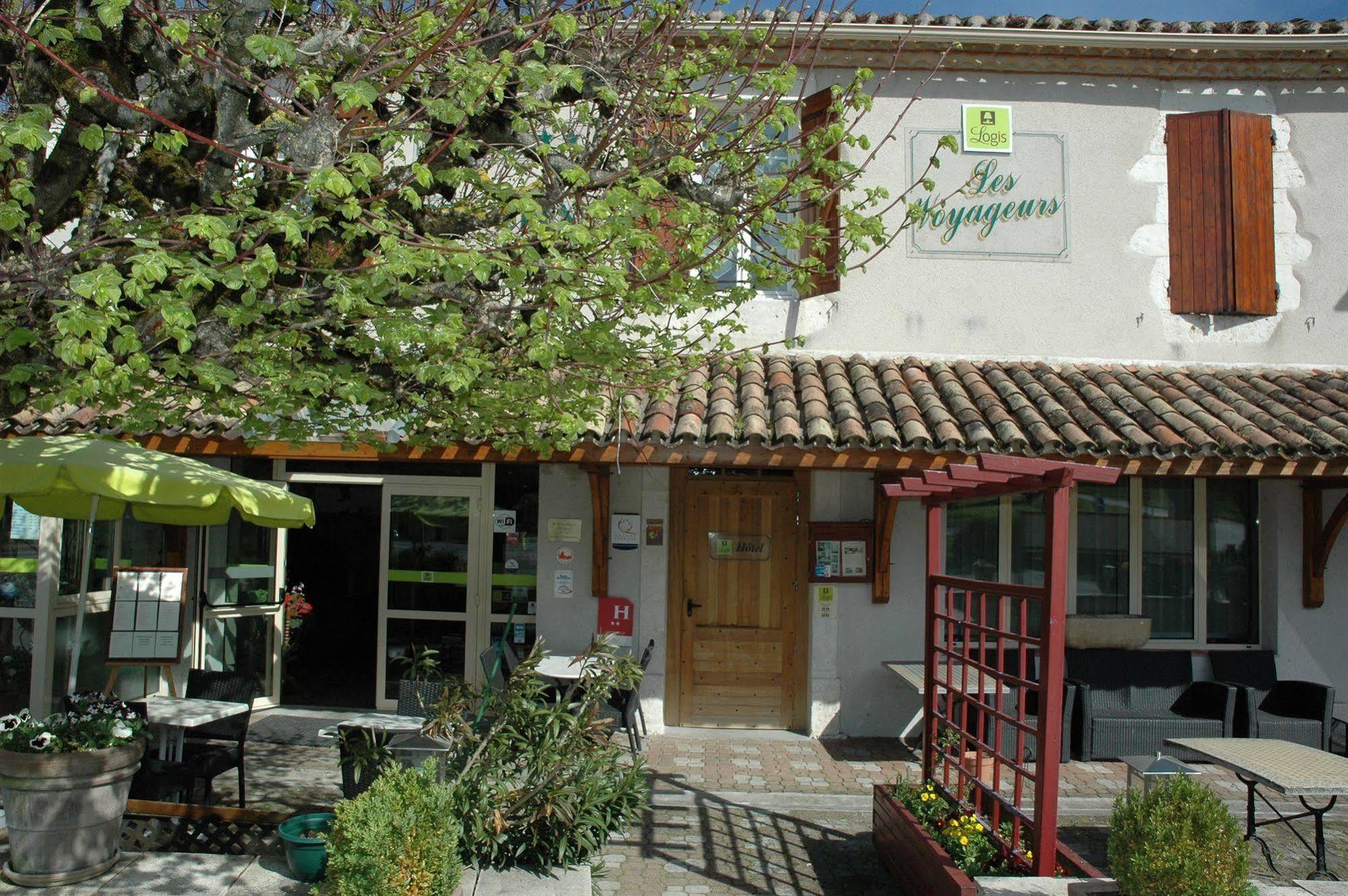 Logis Hotels - Hotel Et Restaurant Les Voyageurs Tournon-d'Agenais Ngoại thất bức ảnh